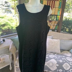 Apt. 9 black lace stretch sleeveless dress ❣️